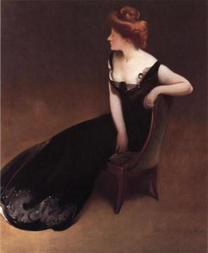 Portrait of Mrs. V (Mrs. Herman Duryea) Artwork by John White Alexander
