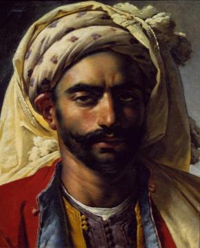 Portrait De Mustapha Artwork by Anne-Louis Girodet de Roussy-Trioson