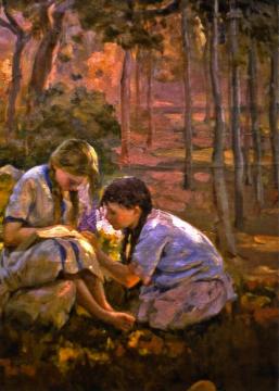 Forest Fairy Tale Artwork by Jean Mannheim