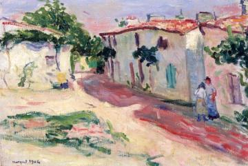 Village Street Artwork by Albert Marquet