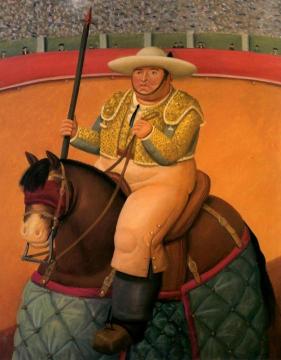 Picador Artwork by Fernando Botero