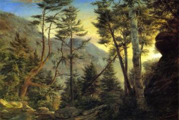 The Pinkham Notch, White Mountains Artwork by Charles De Wolf Brownell