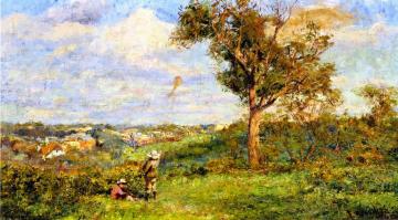 Boy Flying a Kite Artwork by Frederick McCubbin