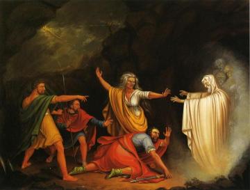 Saul And The Witch Of Endor Artwork by William Sidney Mount