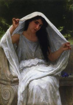 The Veil Artwork by William Adolphe Bouguereau