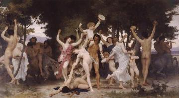 The Youth of Bacchus Artwork by William Adolphe Bouguereau