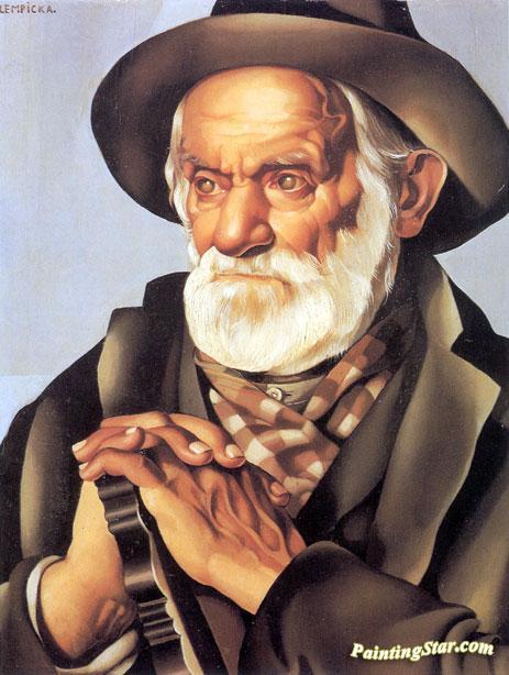 The Peasant Man Artwork by Tamara De Lempicka