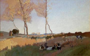 Evening in Maremma Artwork by Llewelyn Lloyd