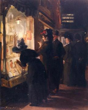 Picture Shop Window Artwork by John Sloan