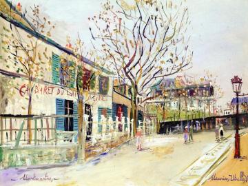 The Lapin Agile Artwork by Maurice Utrillo