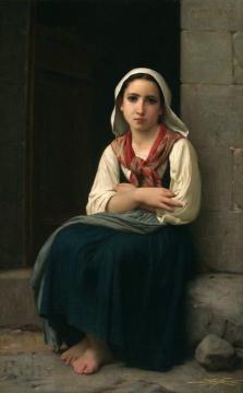 Yvonnette Artwork by William Adolphe Bouguereau
