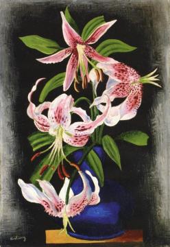 Liliums Artwork by Moise Kisling