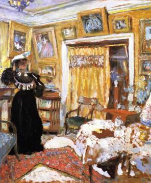 Lucy Hessel in the Small Salon, rue de Rivoli Artwork by Edouard Vuillard