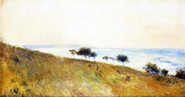 View of Berville-sur-Mer Artwork by Albert Lebourg