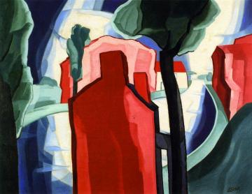 In High Key Artwork by Oscar Bluemner