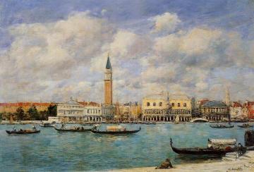 Venice, the Campanile, View of Canal San Marco from San Giorgio Artwork by Eugène-Louis Boudin