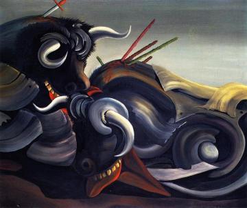 Toros Artwork by Oscar Dominguez