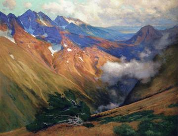 In the Vicinity of Ouray Artwork by Charles Partridge Adams