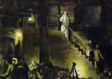 Edith Cavell Artwork by George Wesley Bellows