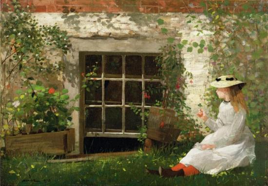 The Four Leaf Clover Artwork by Winslow Homer
