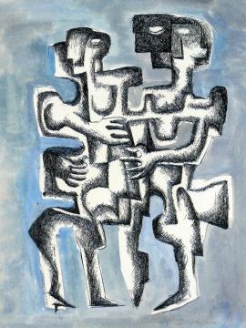 Figures Artwork by Ossip Zadkine