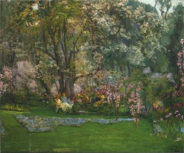 Spring In A Riviera Garden Artwork by Sir John Lavery