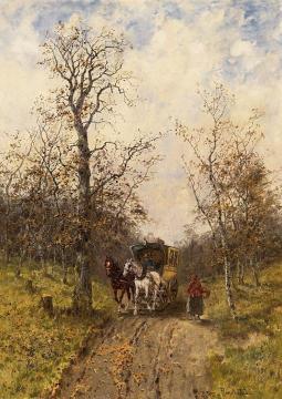 The stagecoach Artwork by Desire Thomassin-Renardt