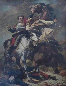 Halte Là! Artwork by Alfred Roll