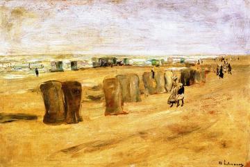 Beach Scene at Noordwijk Artwork by Max Liebermann