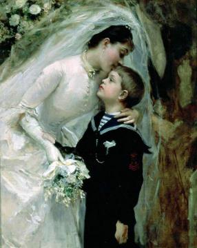 La boda Artwork by Raimundo de Madrazo y Garreta