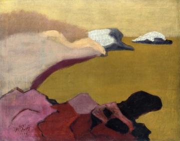 Rocks And Sea Artwork by Milton Avery