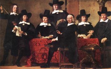 Governors of the Wine Merchant's Guild Artwork by Ferdinand Bol