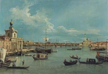 Venice:  The Bacino di San Marco from the Canale della Giudecca Artwork by Giovanni Antonio Canal