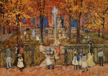 West Church, Boston Artwork by Maurice Prendergast