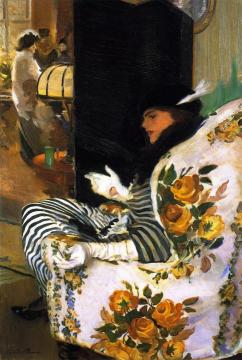 After the Meeting Artwork by Cecilia Beaux
