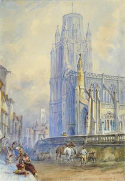 Townscape Artwork by Thomas Creswick