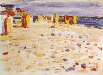 Beach Baskets In Holland Artwork by Wassily Kandinsky