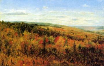 Autumn Landscape Artwork by Thomas Worthington Whittredge