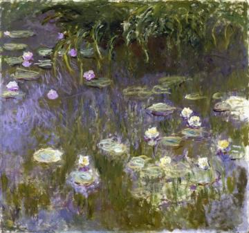 Yellow And Lilac Waterlilies Artwork by Claude Oscar Monet