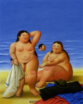 Bathers Artwork by Fernando Botero