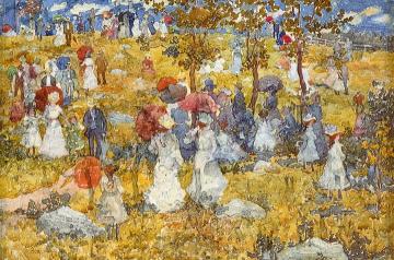At the Park Artwork by Maurice Prendergast