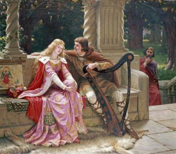The End Of The Song Artwork by Edmund Blair Leighton