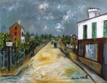 Street in Argenteuil Artwork by Maurice Utrillo