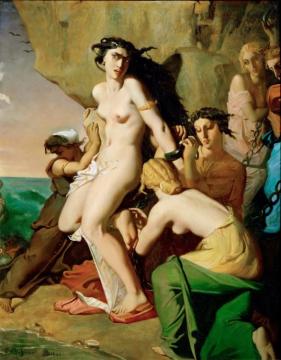 Andromeda And The Nereids Artwork by Theodore Chasseriau