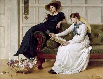 The Language of Flowers Artwork by George Dunlop Leslie