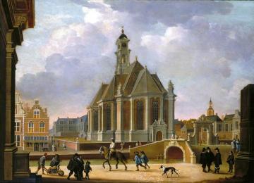 The New Church at the Spui as seen from the east (The Hague) Artwork by Bartholomeus van Bassen