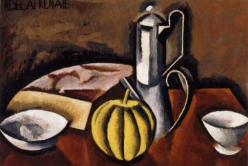 Still Life with Coffee Pot and Melon Artwork by Roger de la Fresnaye