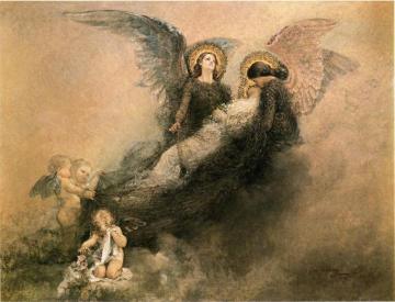 Arcessita Ab Angelis Artwork by Carl Gutherz