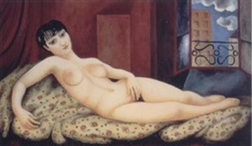 Grand Nu Allonge Artwork by Moise Kisling