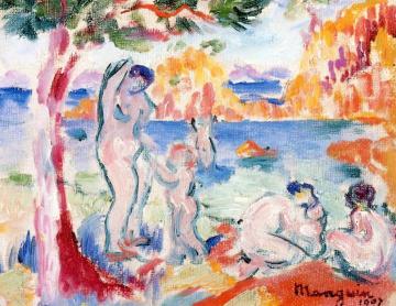 Bathers Artwork by Henri Manguin